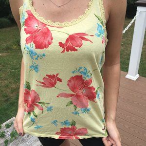 Hollister Flower Tank Top